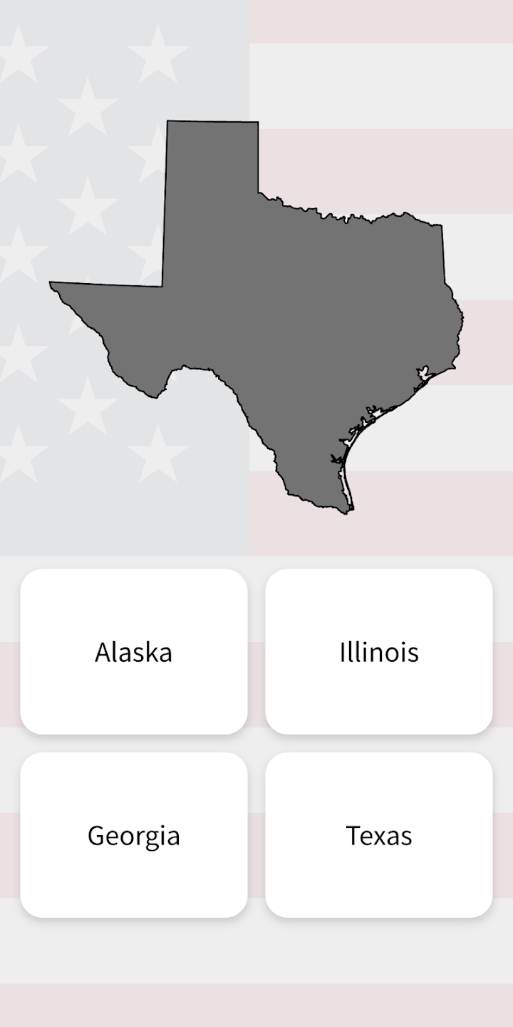 USA Quiz - Guess all 50 States screenshot