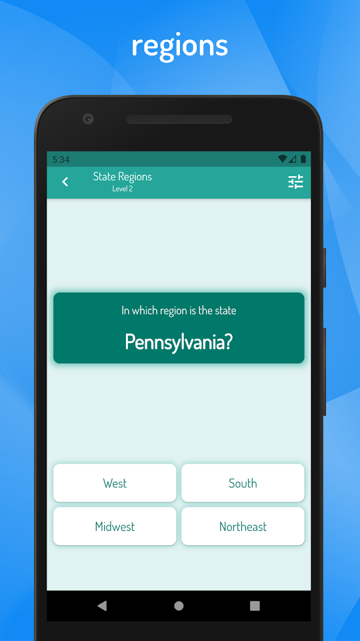 Quiz USA - States and Cities screenshot