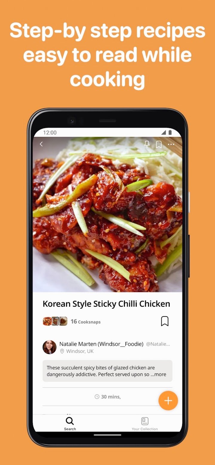 Cookpad recipes, homemade food screenshot