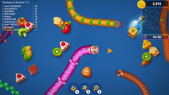 Worms Zone .io - Hungry Snake screenshot